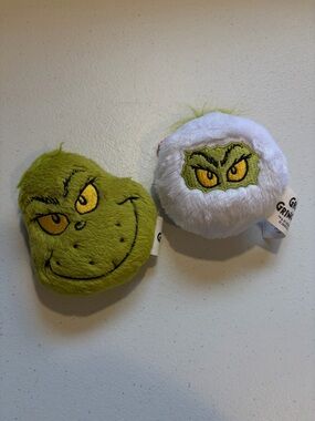 McDonalds How The Grinch Stole Christmas 2024 Tree Ornaments Lot Of 2 Snowball